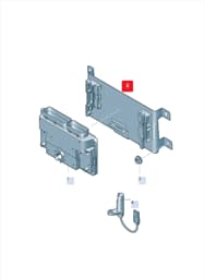 420907347D Audi Control Module Bracket