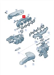 057253034BJ Volkswagen Exhaust Manifold