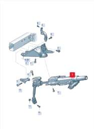 5Z1419501R Volkswagen Steering Column