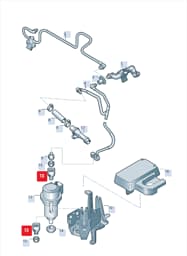 4B0614145 Volkswagen Clip