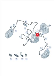 6C0614741S VAG Hydraulic System Hose