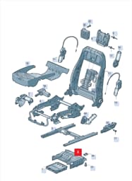 4E0959115 Audi Support For Control Unit