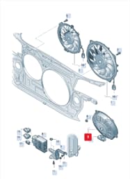 4E0959455J Audi Radiator Fan