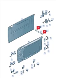 4E4837079 Audi Safety Clip