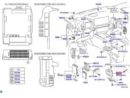 2891224013 Toyota Integration Control Unit