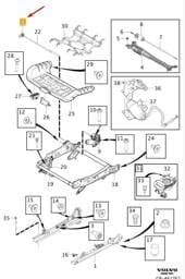 31446453 Volvo Front Subframe Bushing