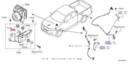 47608BN800 Nissan ABS Bracket Rubber Bushing