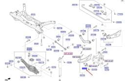 55290S0400 Hyundai Bush-Rear Trailing Arm (Left)