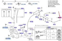 8538112440 Toyota Windscreen Washer Nozzle