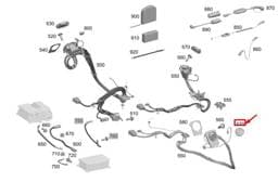 A0005456533 Mercedes-Benz Charging Bushing Cover