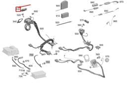 A0005457233 Mercedes-Benz Charging Bushing Cover