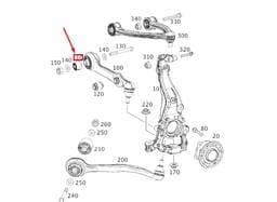A2223333800 Mercedes-Benz Spring Link Bushing