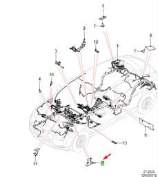 T4K4629 Jaguar Harness Front Mount