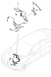 T4K5715 Jaguar Wiring Harness Bracket