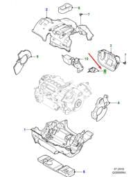 T4K8246 Jaguar Electric Motor Foam Pad