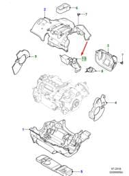 T4K8785 Jaguar Electric Motor Foam Pad