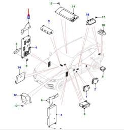 T4N6399 Jaguar Module Mounting Bracket