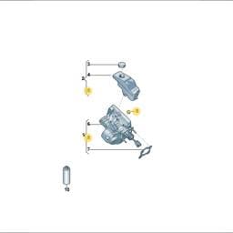 WHT011905 Volkswagen Nut