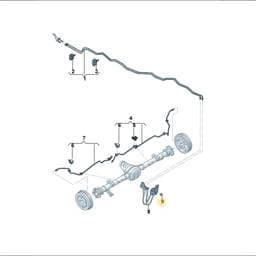 WHT010562 Volkswagen Brake Pipe Nut