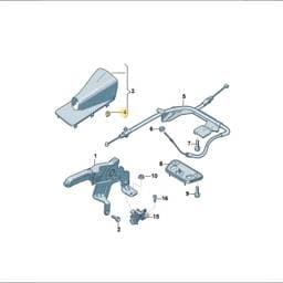 WHT010998 Volkswagen Dashboard Clip