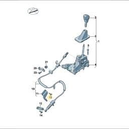 WHT010345 Volkswagen Hexagon Bolt