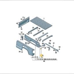 WHT010566 Volkswagen Load Securing Clip