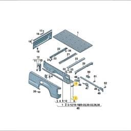 WHT010514 Volkswagen Welded Nut
