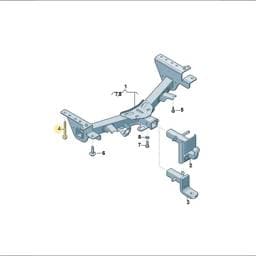 WHT011064 Volkswagen Tow Hitch Bolt