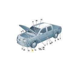 7E0010806S Volkswagen Refrigerant Sticker