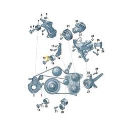 N91242701 Volkswagen Cylinder Fitting Screw