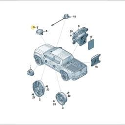 WHT010649 Volkswagen Hexagon Bolt