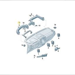 WHT010990 Volkswagen Dashboard Fastener