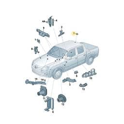 WHT000011 Volkswagen Expanding Nut