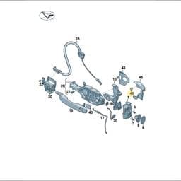 WHT010919 Volkswagen Door Lock Clip