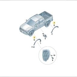 WHT011127 Volkswagen Retaining Clip