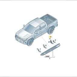 WHT010717 Volkswagen Step Pin