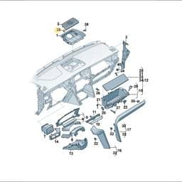 WHT010745 Volkswagen Clip