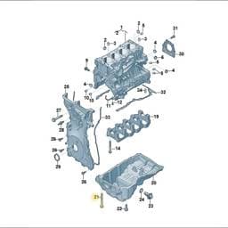 WHT010858 Volkswagen Crankcase Housing Pin