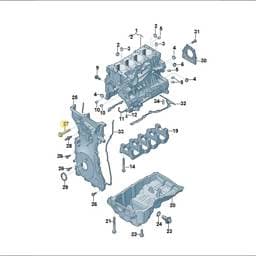 WHT010390 Volkswagen Crankcase Bolt