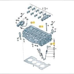 WHT010575 Volkswagen Sealing Plug