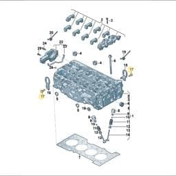 WHT010346 Volkswagen Pin