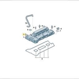 WHT011399 Volkswagen Cylinder Head Cover Bolt