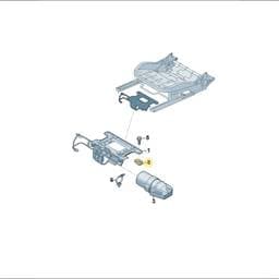WHT011005 Volkswagen Nut