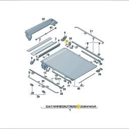 WHT010971 Volkswagen Luggage Cover Bolt