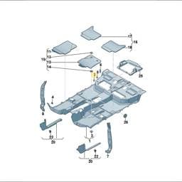 WHT010855O25 Volkswagen Blanking Plug