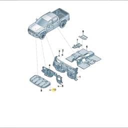 WHT010614 Volkswagen Retaining Clip