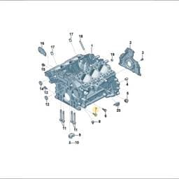 WHT011388 Volkswagen Engine Crankcase Bolt