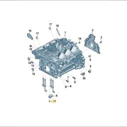 WHT011258 Volkswagen Hexagon Bolt