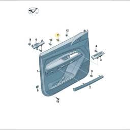 WHT010741 Volkswagen Clip