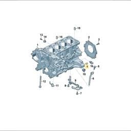 WHT010886 Volkswagen Cylinder Pin